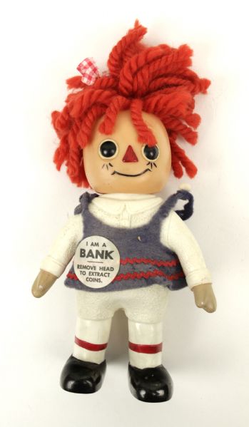 1974 Raggedy Ann 11" Royal Industries Bank 