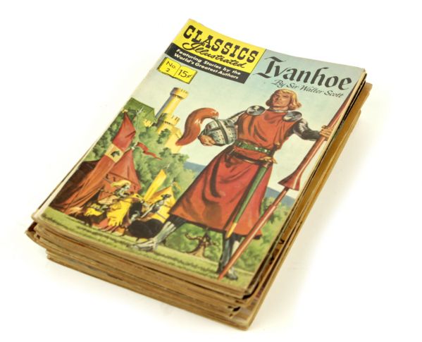 1954-78 Lot of 19 Comics Incl. The Bionic Woman & (14) Classics Illustrated 
