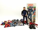 1960s Captain Action Pose Him in 1001 Positions 11 1/2" Figure In Original Box w/ Superman Capt. America Batman Lone Ranger