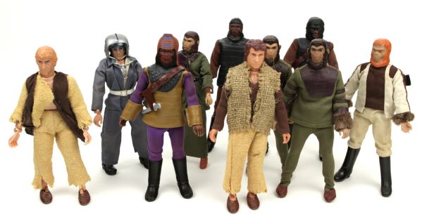 1974-79 Planet of the Apes 8" MEGO Action Figures - Complete set (10) of the entire line