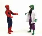 1975-79 Spider Man Type 2 vs. The Lizard (1975-77/Type 2) 8" MEGO Type 2 Action Figure - Lot of 2