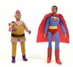1975-80 Superman (Type 2) vs Mr. Mxyzptlk (1974/Type 1) Supermans Arch Enemy 8" MEGO Action Figure - Lot of 2