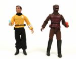 1975-79 Captain Kirk vs Gorn Star Trek 8" MEGO Type 2 Action Figures - Lot of 2