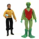 1975-79 Captain Kirk vs Neptunian Star Trek 8" MEGO Type 2 Action Figures - Lot of 2