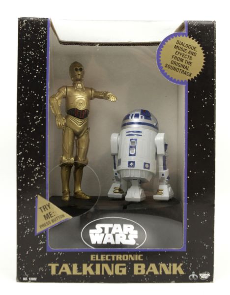 1995 Star Wards Talking Bank C3PO & R2D2 - MIB 