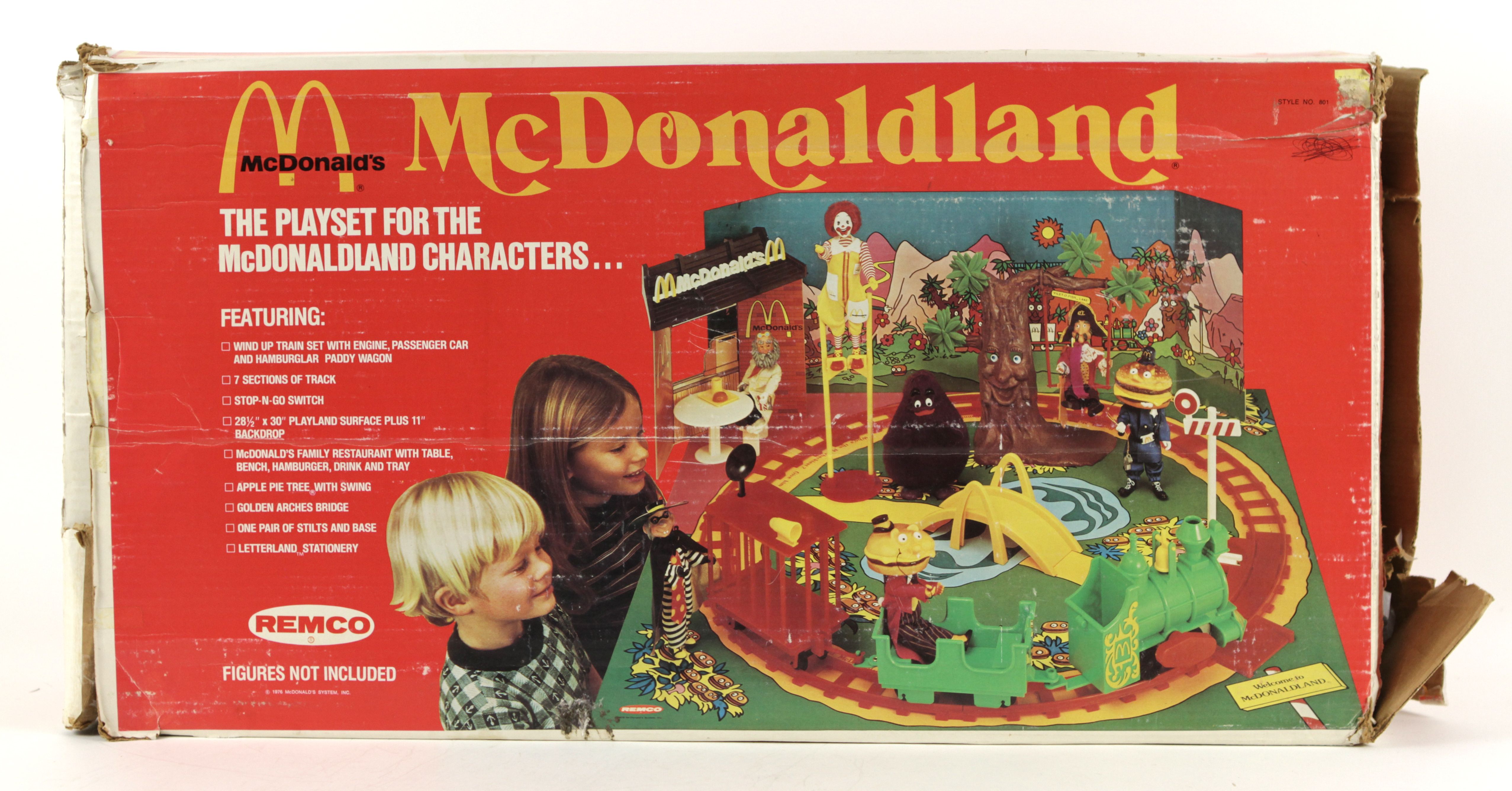 mcdonalds train set 1976