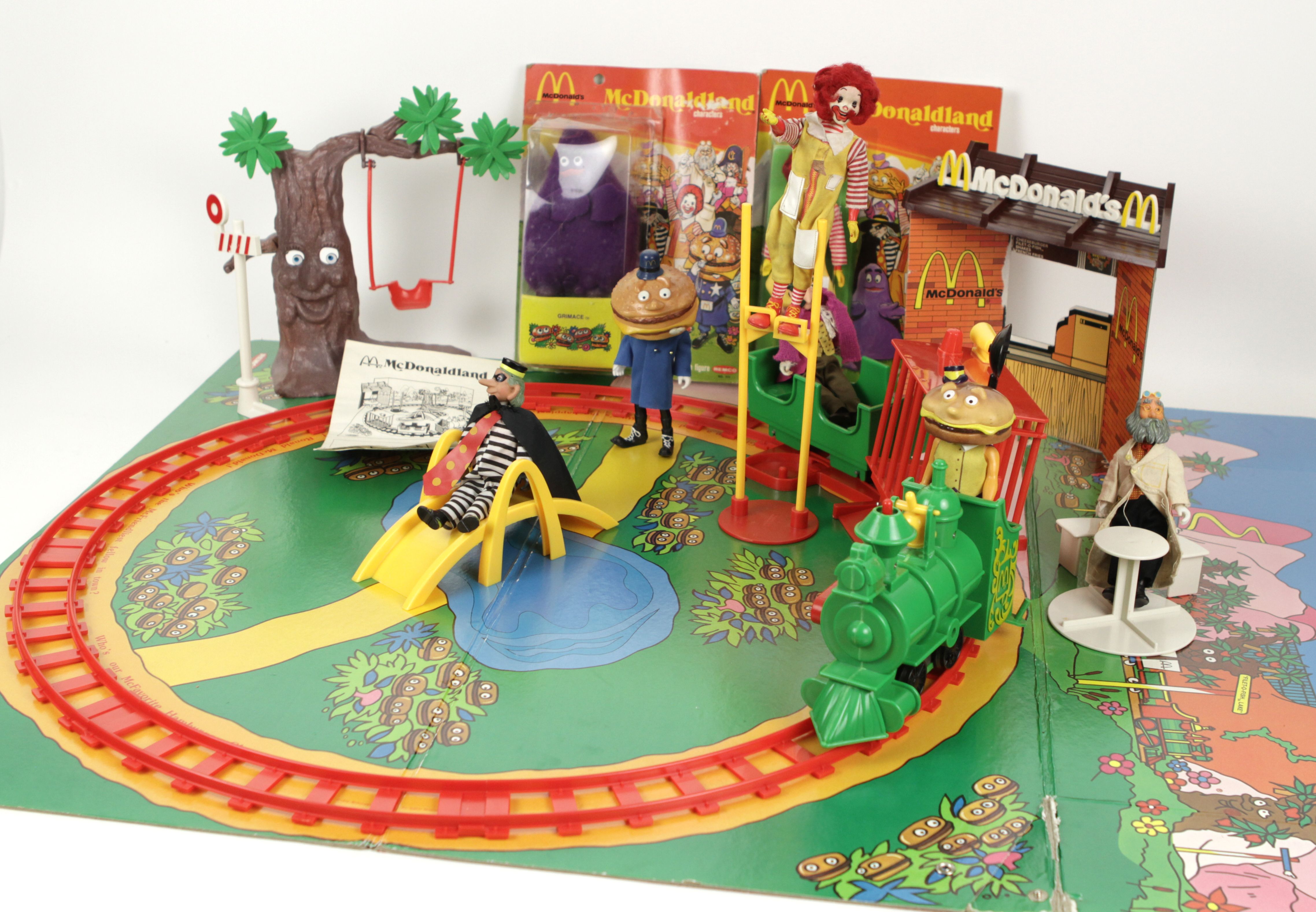 mcdonalds train set 1976