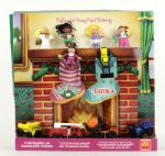 1990s McDonalds Happy Meal Toy Displays - Complete With Toys - Lot of 3 Marvel Super Heroes Cabbage Patch Kids & Snow White