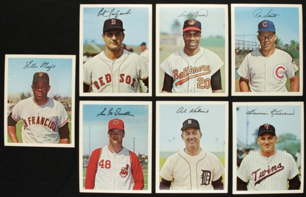 1967 Dexter Press Coca Cola Premium - Lot of 39 w/ Yaz Frank Robinson Harmon Killebrew Willie Mays Al Kaline