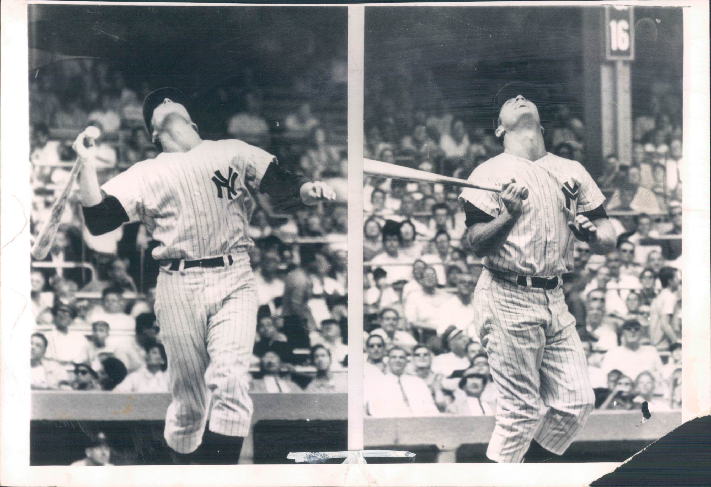 Lot Detail - 1955 Mickey Mantle and Family The Sporting News Collection  Archives Original Photo (Sporting News Collection Hologram/MEARS Photo LOA)