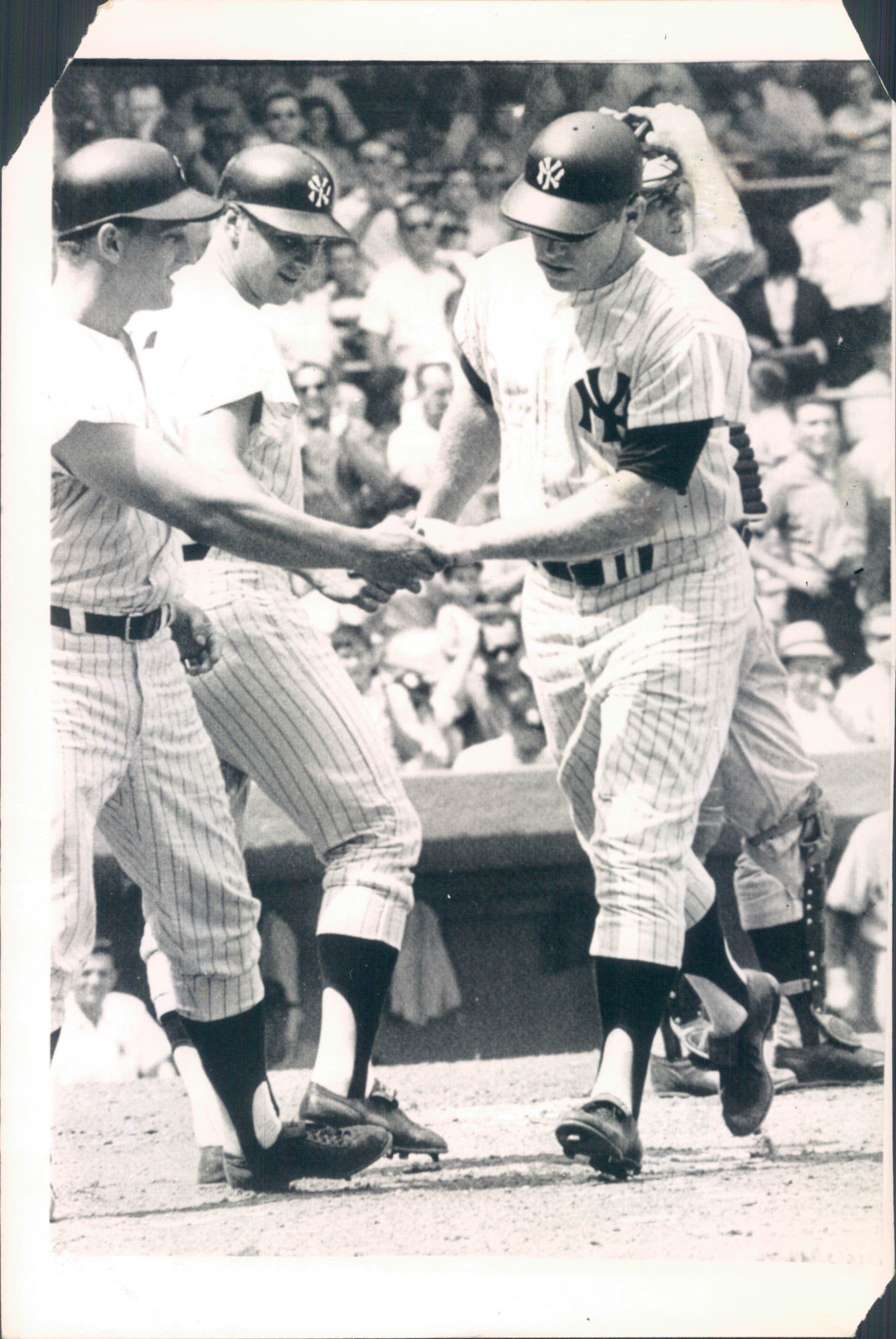 Lot Detail - 1955 Mickey Mantle and Family The Sporting News Collection  Archives Original Photo (Sporting News Collection Hologram/MEARS Photo LOA)