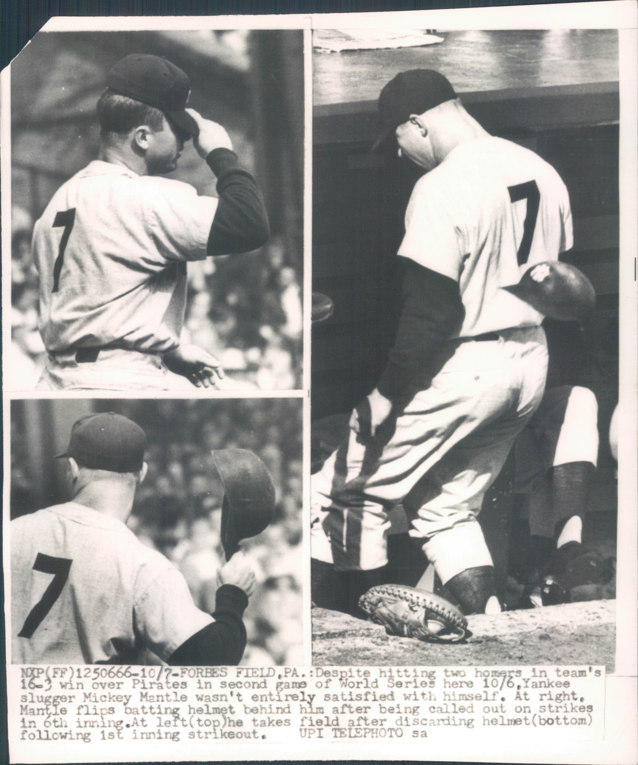 Lot Detail - 1955 Mickey Mantle and Family The Sporting News Collection  Archives Original Photo (Sporting News Collection Hologram/MEARS Photo LOA)