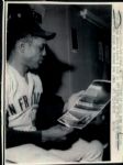 1952-73 Willie Mays New York/San Francisco Giants New York Mets Boston Herald Archives Original Photos (Boston Herald Hologram/MEARS LOA) - Lot of 26