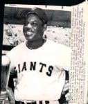 1952-73 Willie Mays New York/San Francisco Giants New York Mets Boston Herald Archives Original Photos (Boston Herald Hologram/MEARS LOA) - Lot of 26