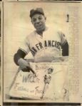 1952-73 Willie Mays New York/San Francisco Giants New York Mets Boston Herald Archives Original Photos (Boston Herald Hologram/MEARS LOA) - Lot of 26