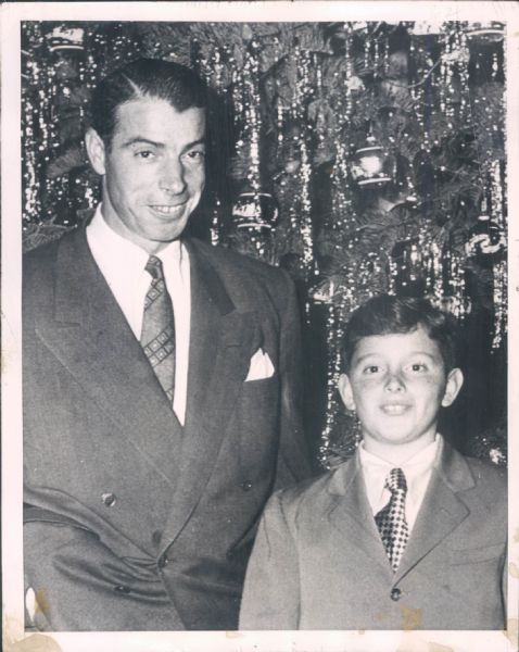 1950-99 Joe DiMaggio & Brothers New York Yankees Mother Load of Boston Herald Photos - Nearly 100 "Boston Herald Archives" Original Photo (Boston Herald Hologram/MEARS LOA)