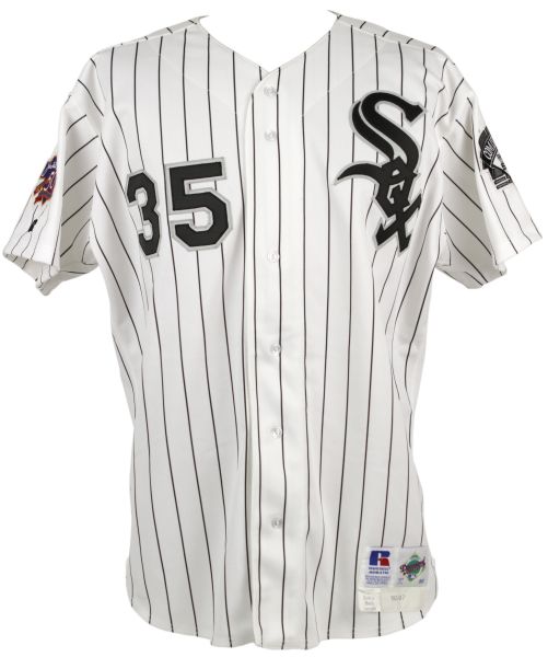 1997 Frank Thomas Chicago White Sox Game Worn Jersey - MEARS Auction LOA 