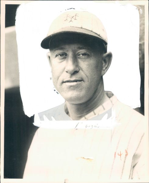 1921 Joe Bush New York Giants  "TSN Collection Archives" Original 8" x 10" Photo (Sporting News Collection Hologram/MEARS Photo LOA)