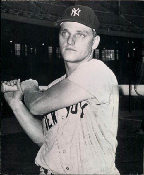 1961 Roger Maris New York Yankees "Boston Herald Collection Archives" Original 6.5" x 8" Photo (Boston Herald Archives Hologram/MEARS Photo LOA)