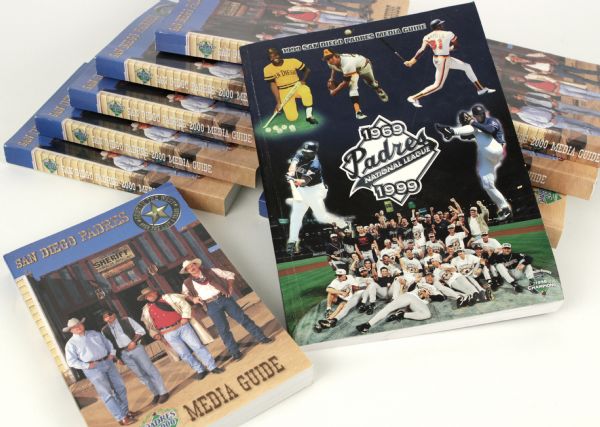 1999-2000 San Diego Padres Media Guide - Lot of 11