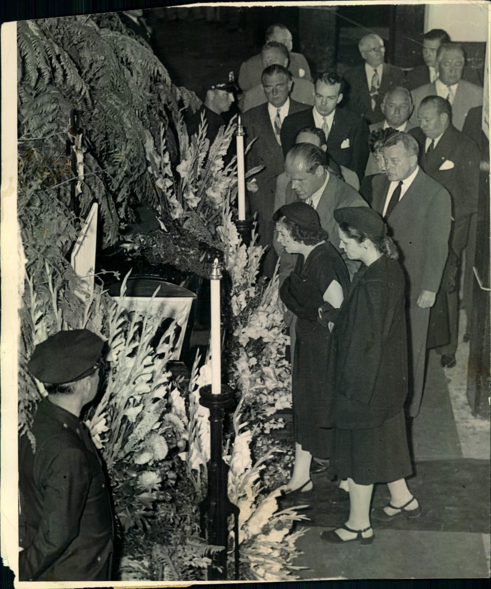 Lot Detail - 1948 Mrs. Babe Ruth at Her Husband's Funeral Boston