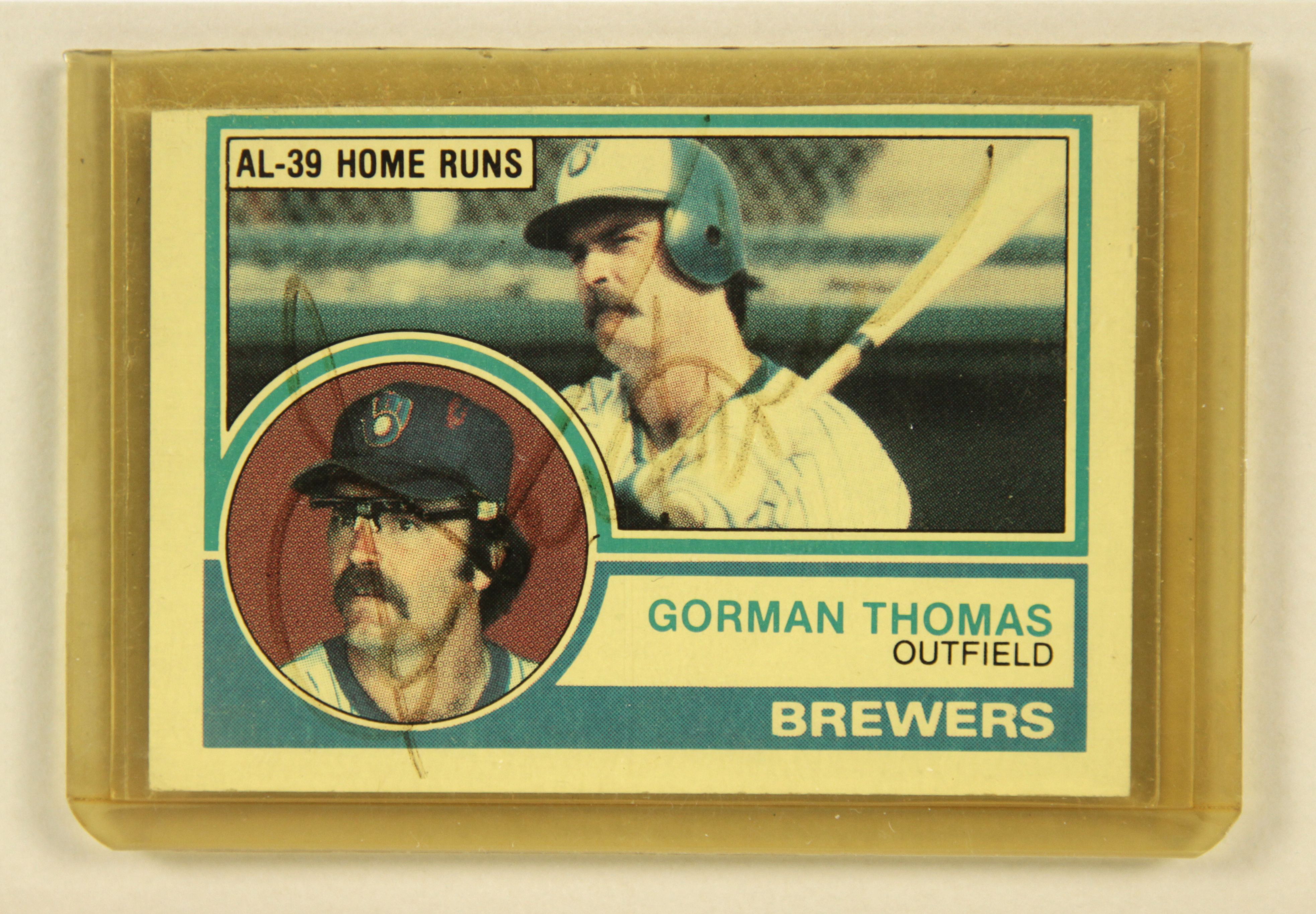 Gorman Thomas Milwaukee Brewers Baseball Jersey (In-Stock-Closeout