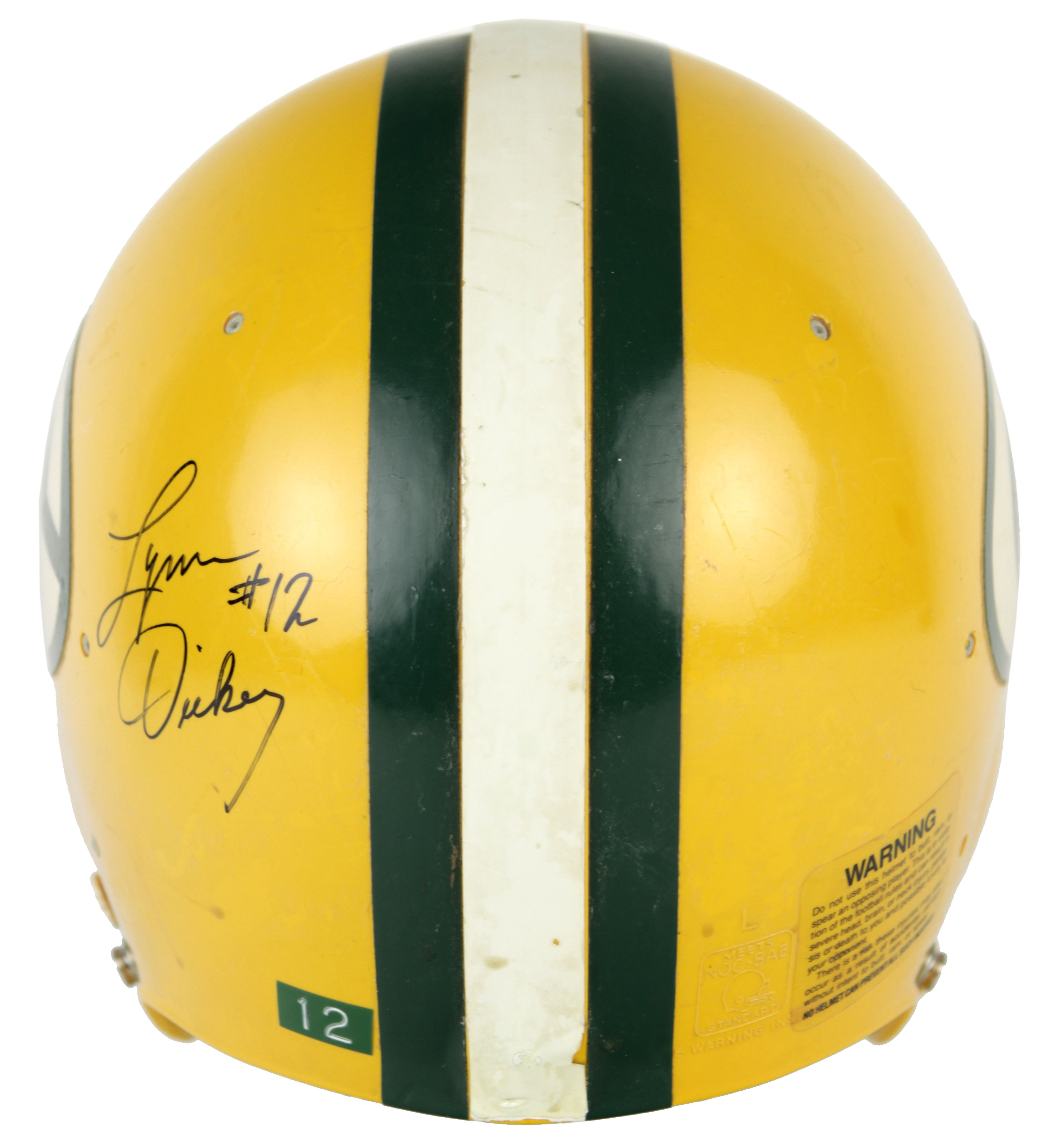 I won a Packers game worn helmet at the Sunday night game. The FedEx guy  just delivered it. : r/GreenBayPackers