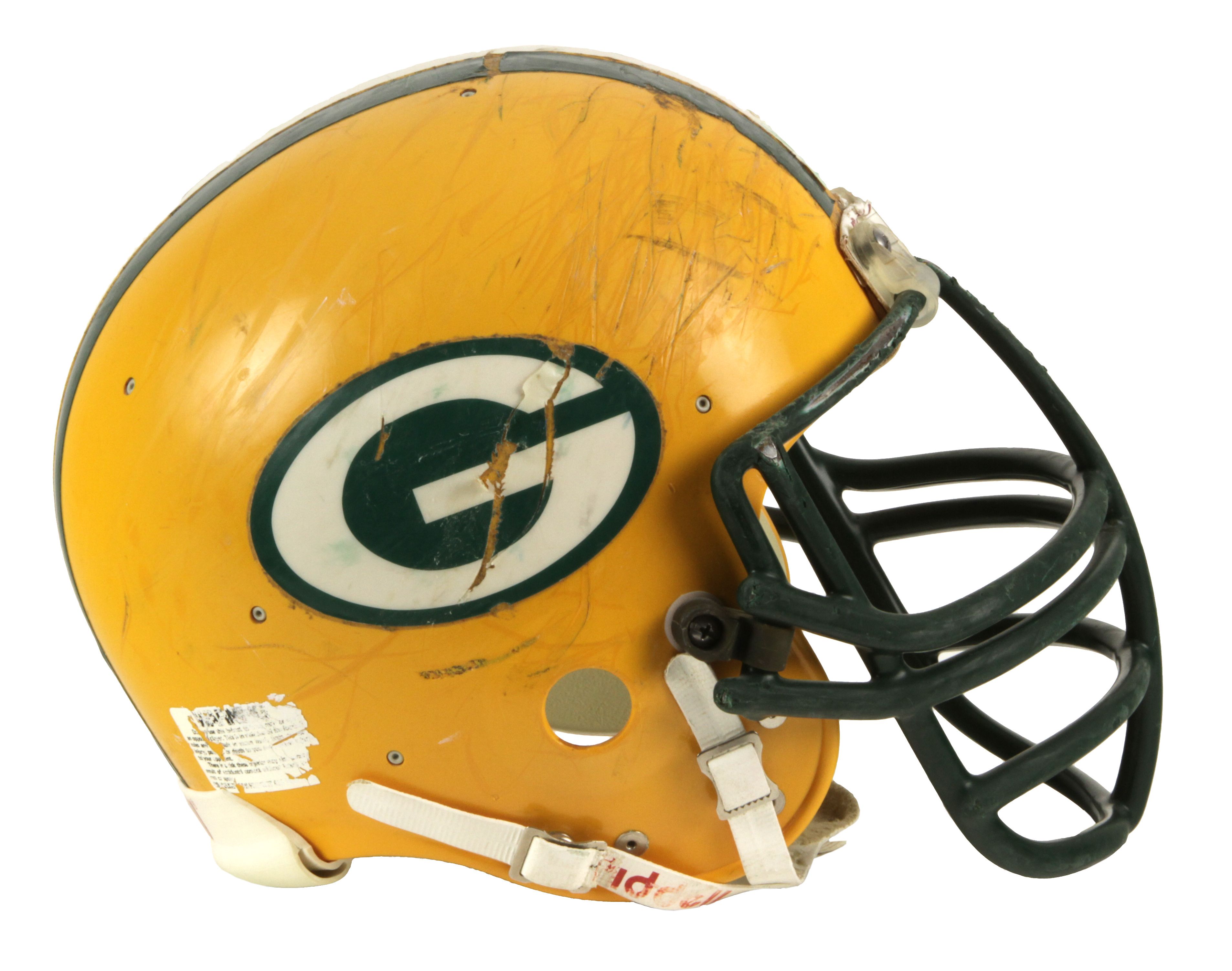 Green Bay Packers Game Used/Issued Jerseys Helmets Footballs