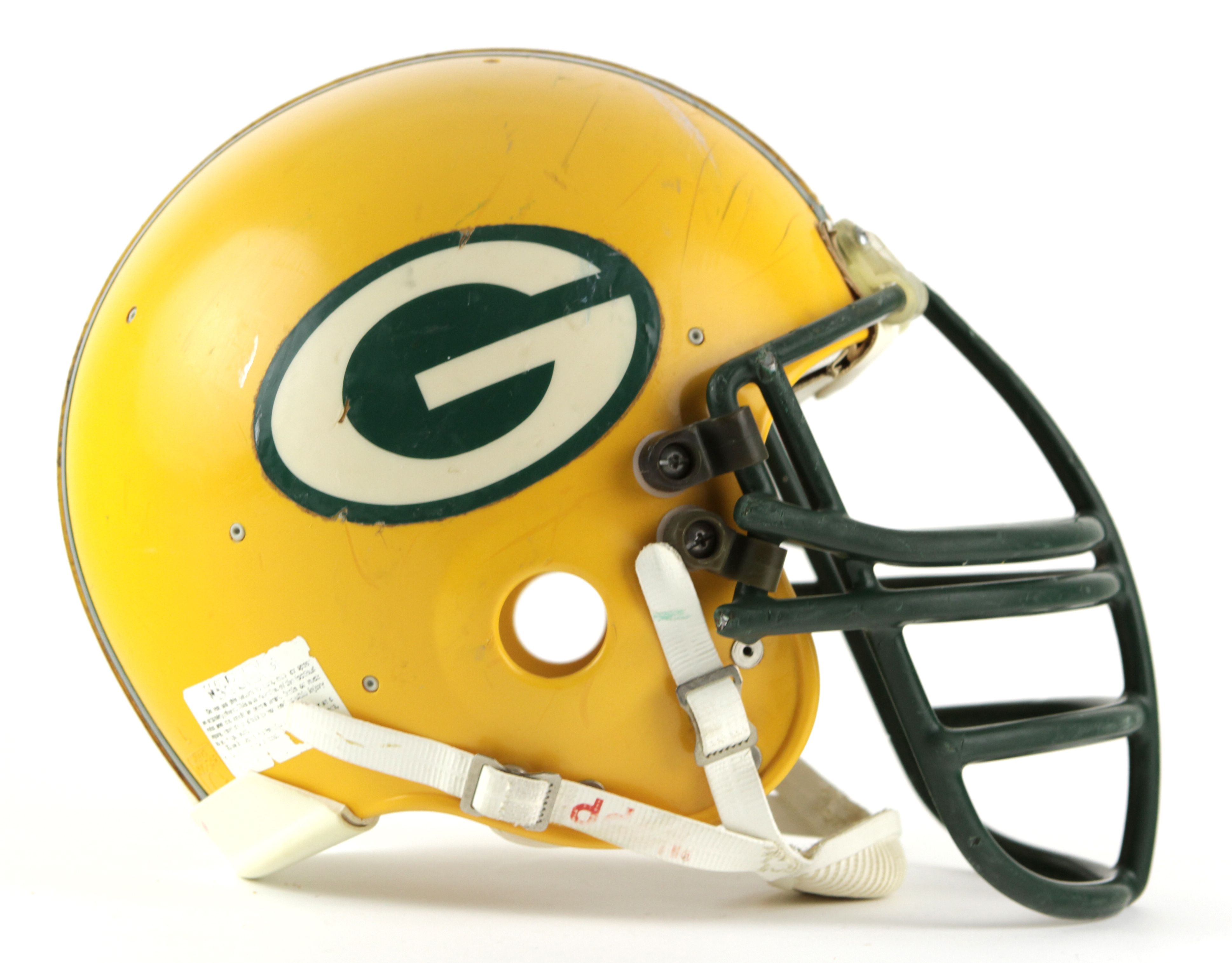 I won a Packers game worn helmet at the Sunday night game. The