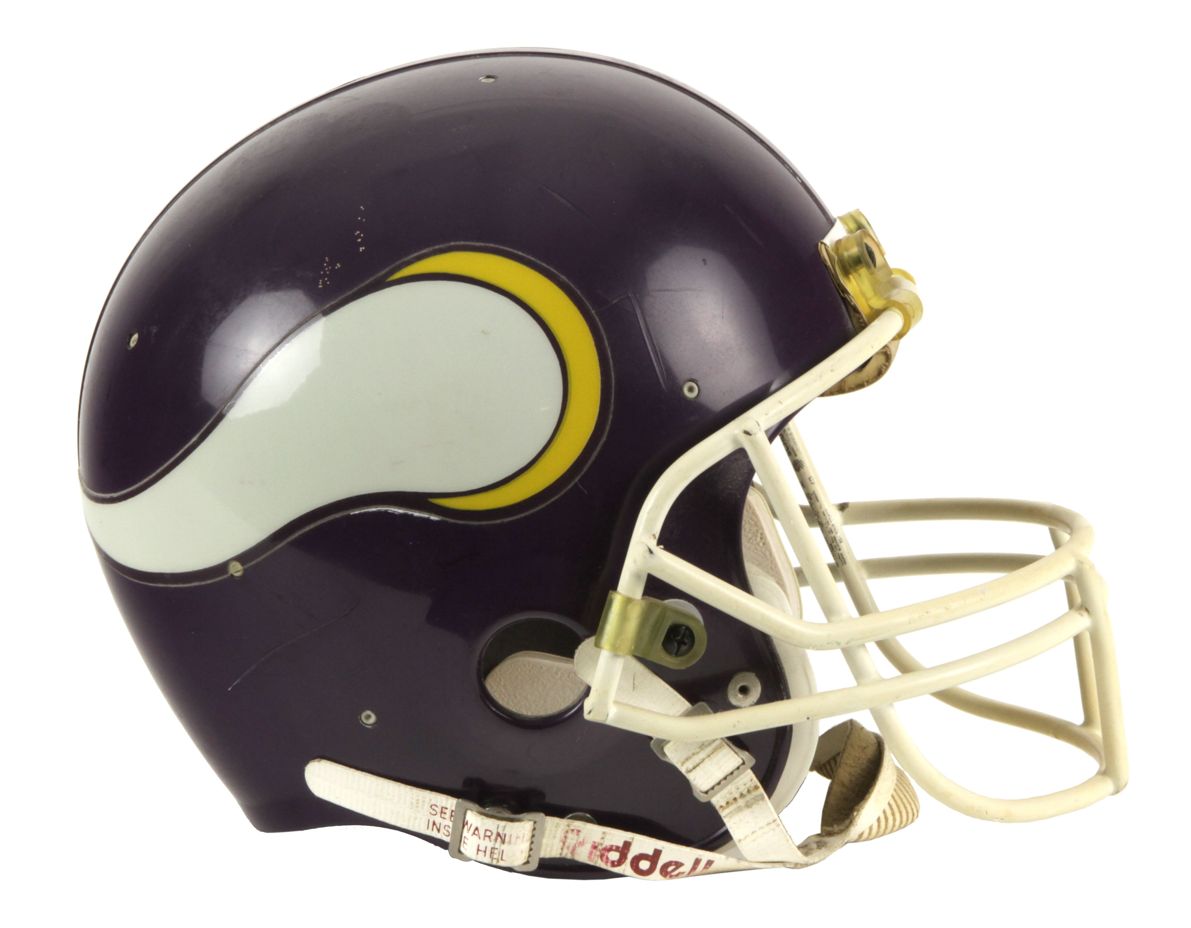 Lot Detail - 1981-82 Sam Harrell Minnesota Vikings Game Worn Helmet (Scott  Waters/MEARS LOA)