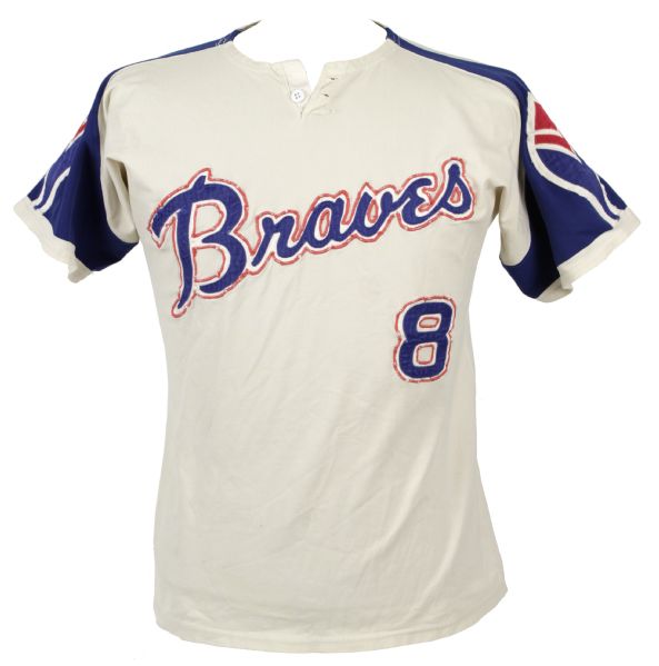 Lot Detail - 1972 Jim Busby Atlanta Braves Game Worn Home Jersey (Rare  First Year Knit-One Year Style) MEARS LOA