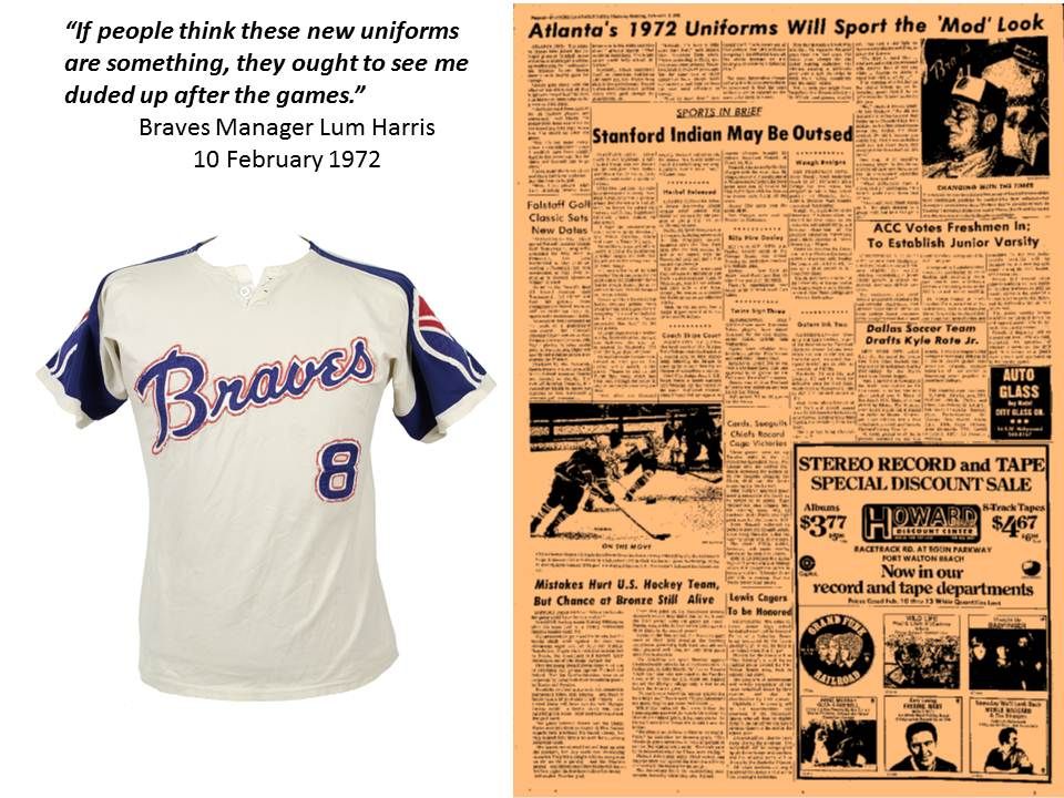 Lot Detail - 1972 Jim Busby Atlanta Braves Game Worn Home Jersey (Rare  First Year Knit-One Year Style) MEARS LOA