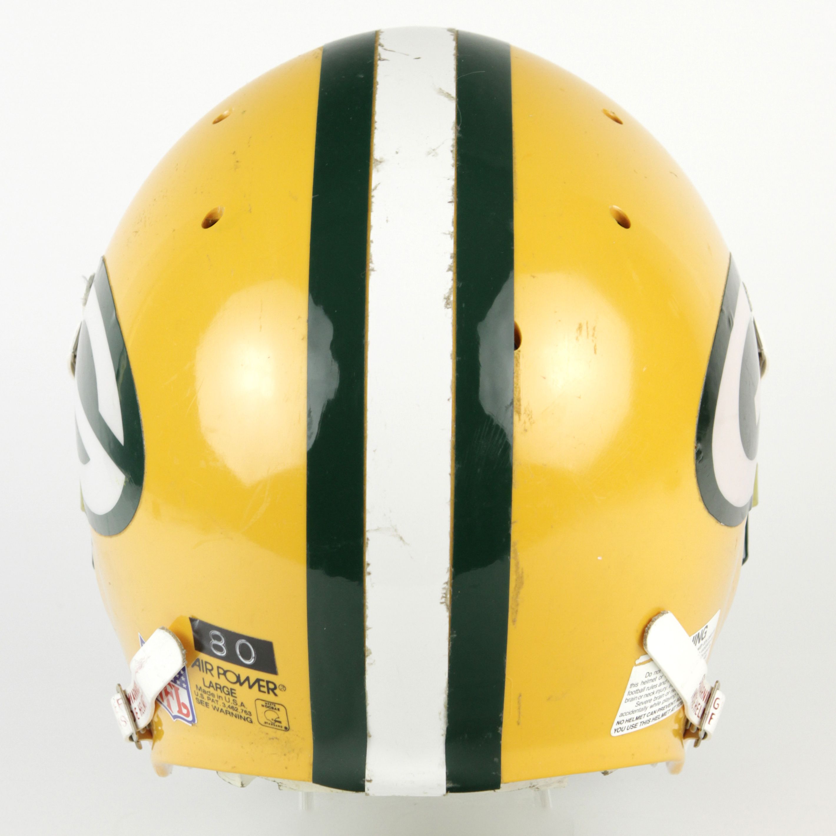 Lot Detail - 1991 Jackie Harris Green Bay Packers Game Worn Helmet