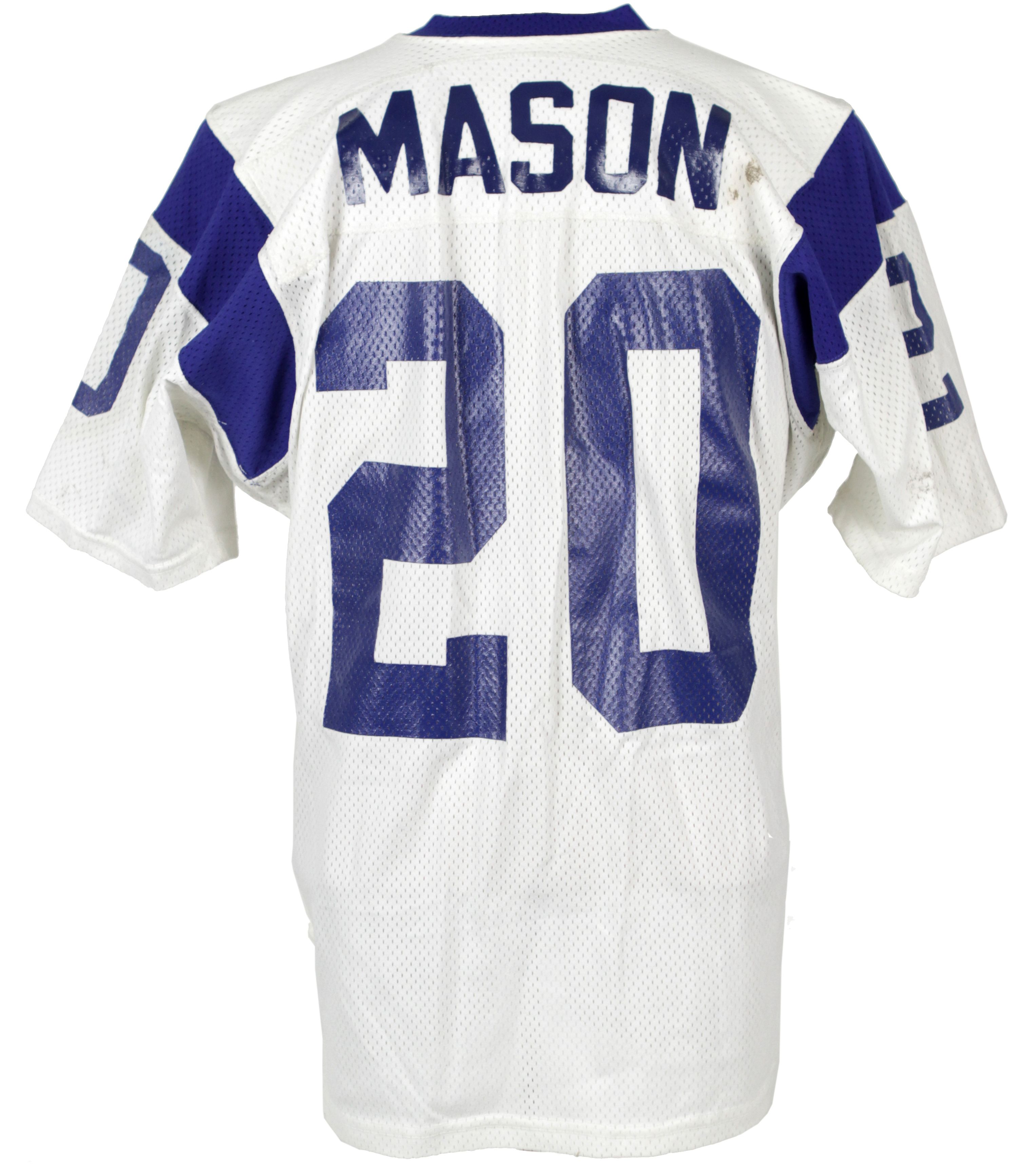 Lot Detail - 1970 Tommy Mason #20 Los Angeles Rams Game Worn Home Jersey w/  Blood & Guts Staining (MEARS LOA)