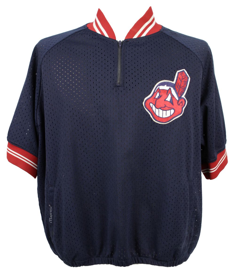 Lot Detail 1980s Cleveland Indians Batting Practice Jersey MEARS Auction LOA