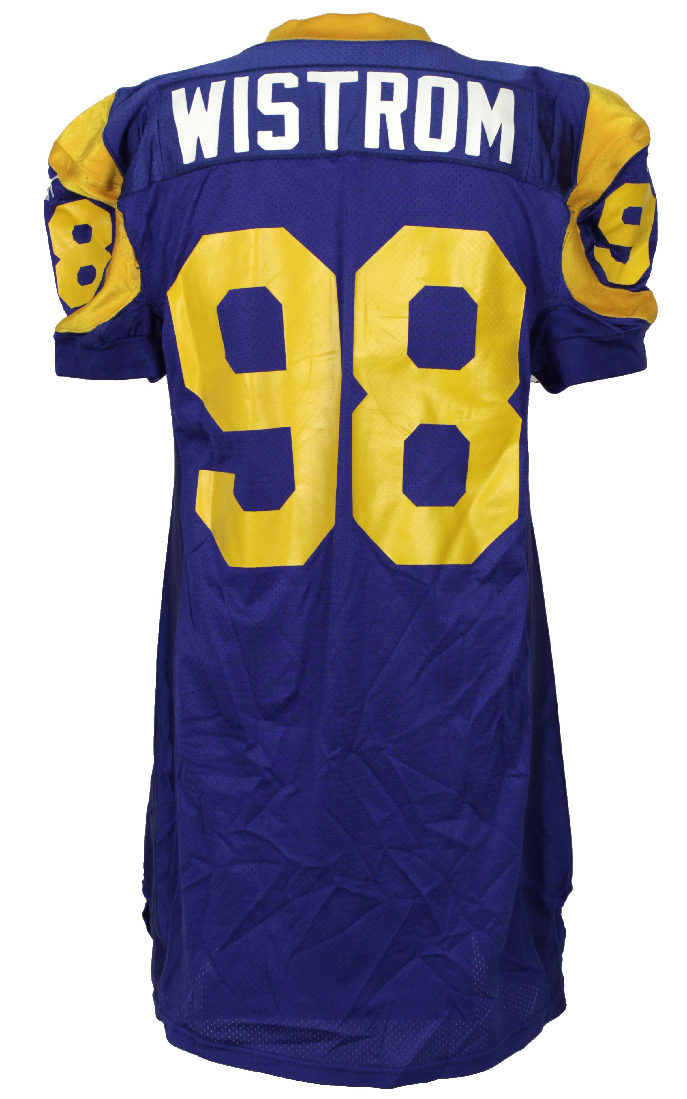 Vintage Grant Wistrom LA Los Angeles Rams 1998-2003 Mens Adidas XXL Jersey  #98