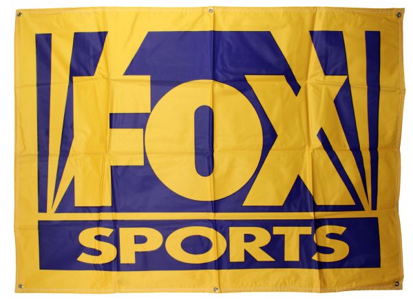 1990s FOX SPORTS 65" x 40" Banner Flown at Lambeau Field 