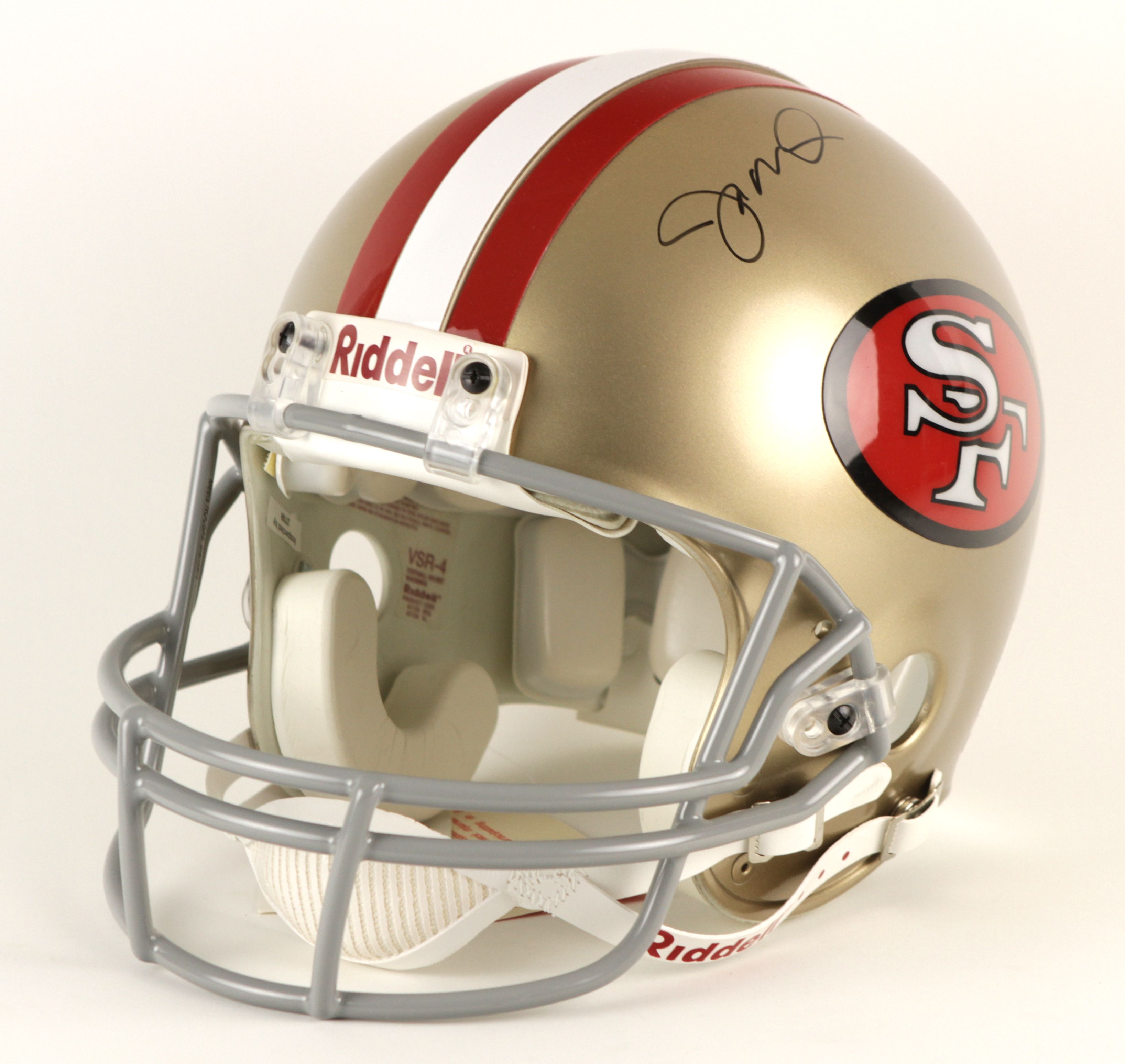 Lot Detail - 1991 Joe Montana San Francisco 49ers Signed UDA Full Size  Helmet - UDA Hologram