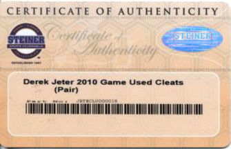 Lot Detail - 2010 Derek Jeter New York Yankees Game Worn Promo