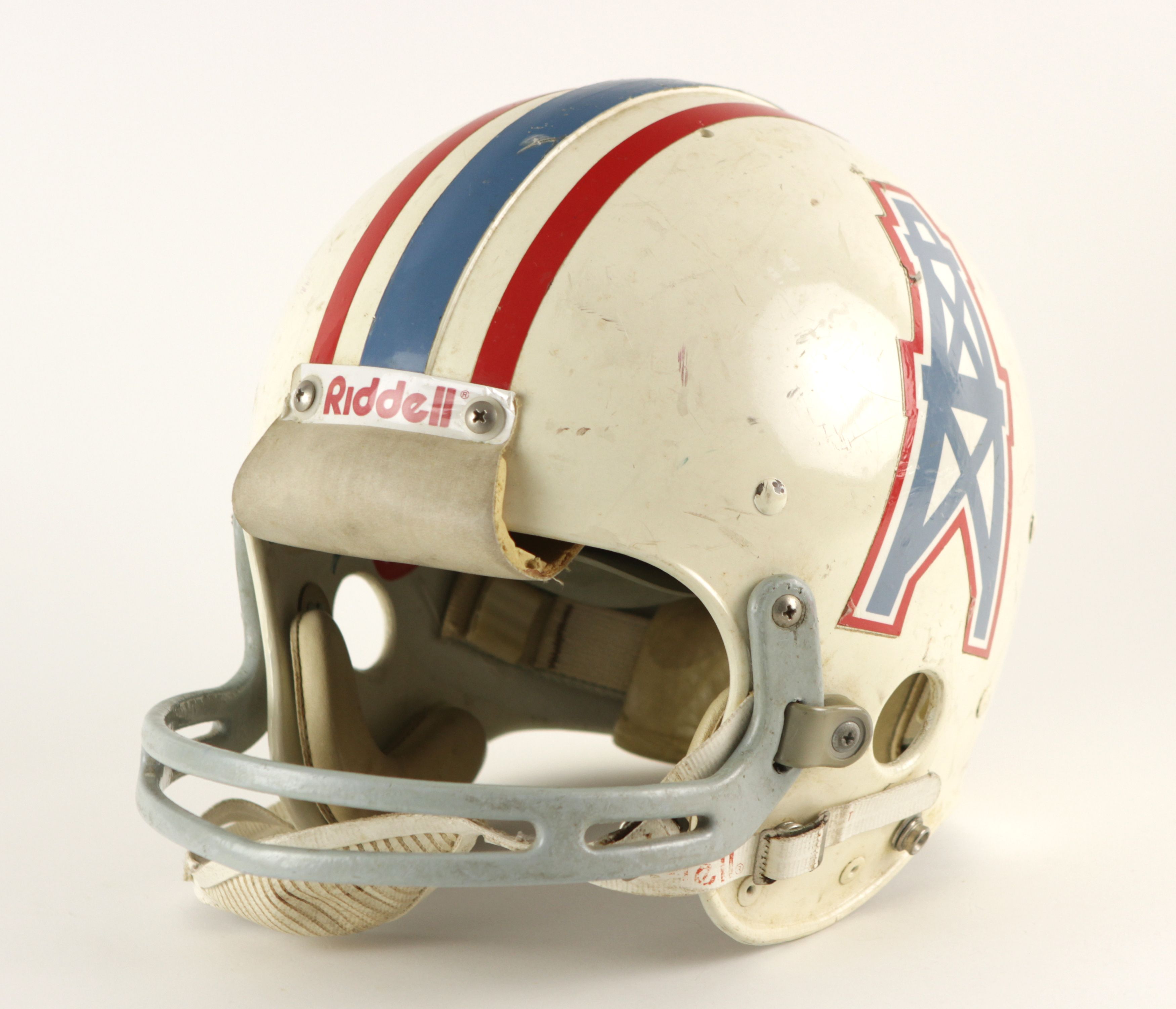 Lot Detail - 1975 Houston Oilers Game Worn Suspension Helmet