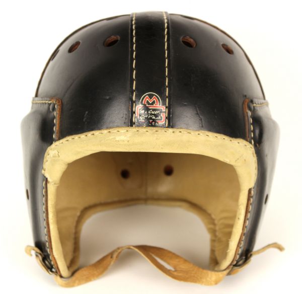 1930s-40s MacGregor & Goldsmith Vintage Leather Helmet 