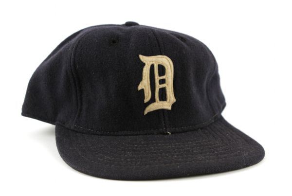 1960s Detroit Tigers “Catt” Game Worn Cap w/ experimental air vent headband (MEARS LOA) “Only Known Example”