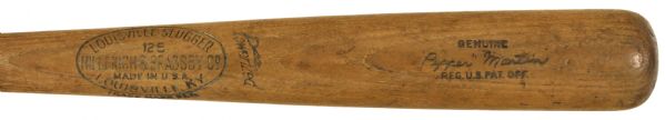 1934-40 Pepper Martin St. Louis Cardinals H&B Louisville Slugger Professional Model Team Index Bat (MEARS LOA)