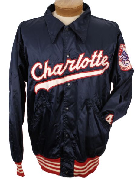 Lot Detail - 1967-72 Charlotte Hornets Game Worn Satin Bullpen Jacket ...