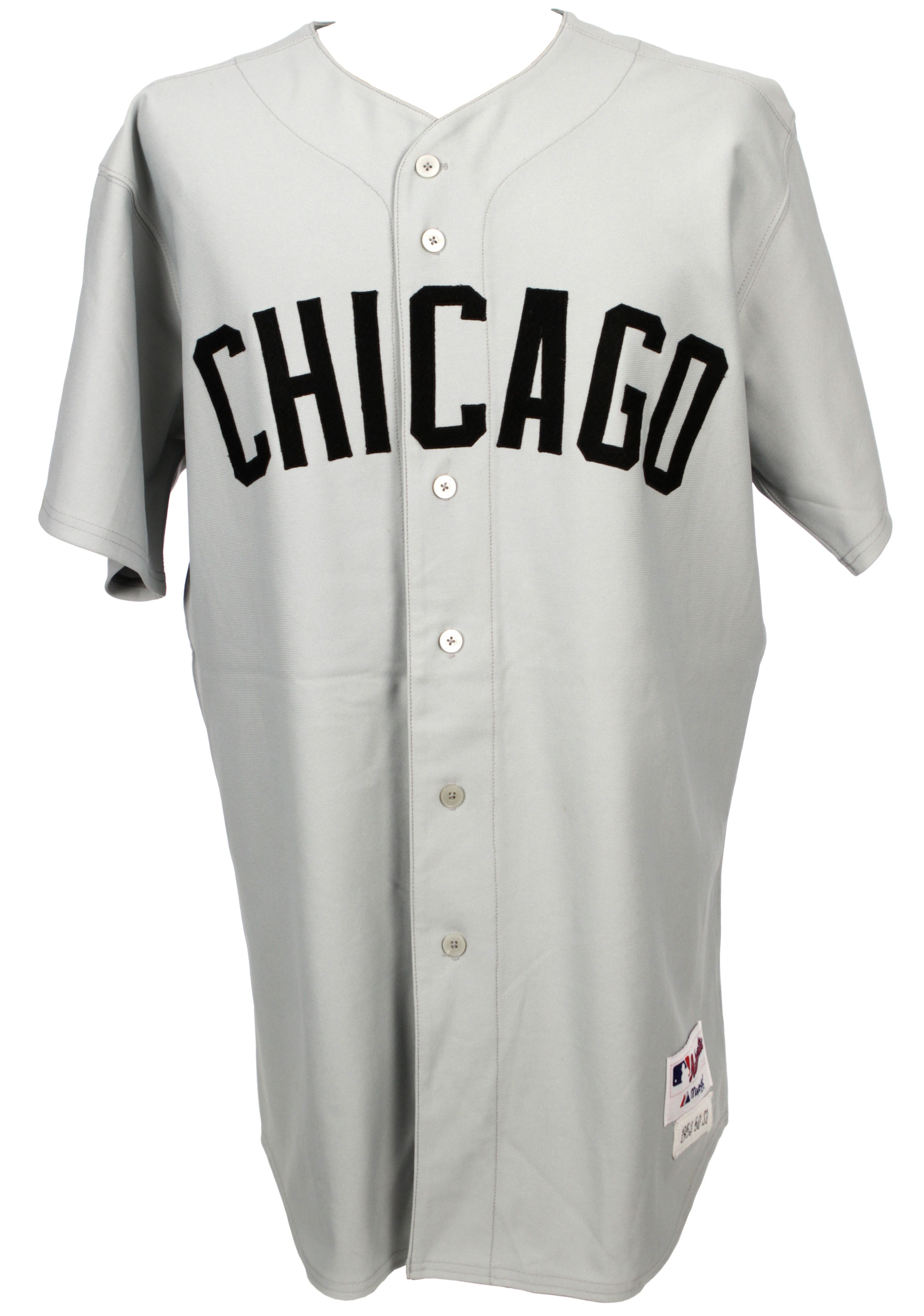 Lot Detail - 2006 Brian Daubach Chicago White Sox Game Worn Throwback ...