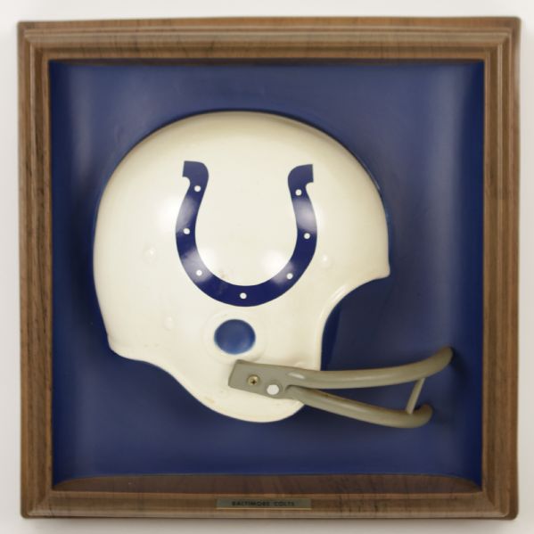 1969-70 Circa Baltimore Colts NFL Football Helmet Plaque