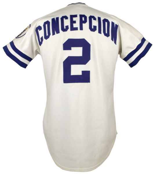 Lot Detail - 1982 Onix Concepcion Kansas City Royals Game Worn Home Jersey  (MEARS A8)