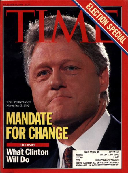 Lot Detail - 1992-93 Bill Clinton TIME Magazine - Lot of 6