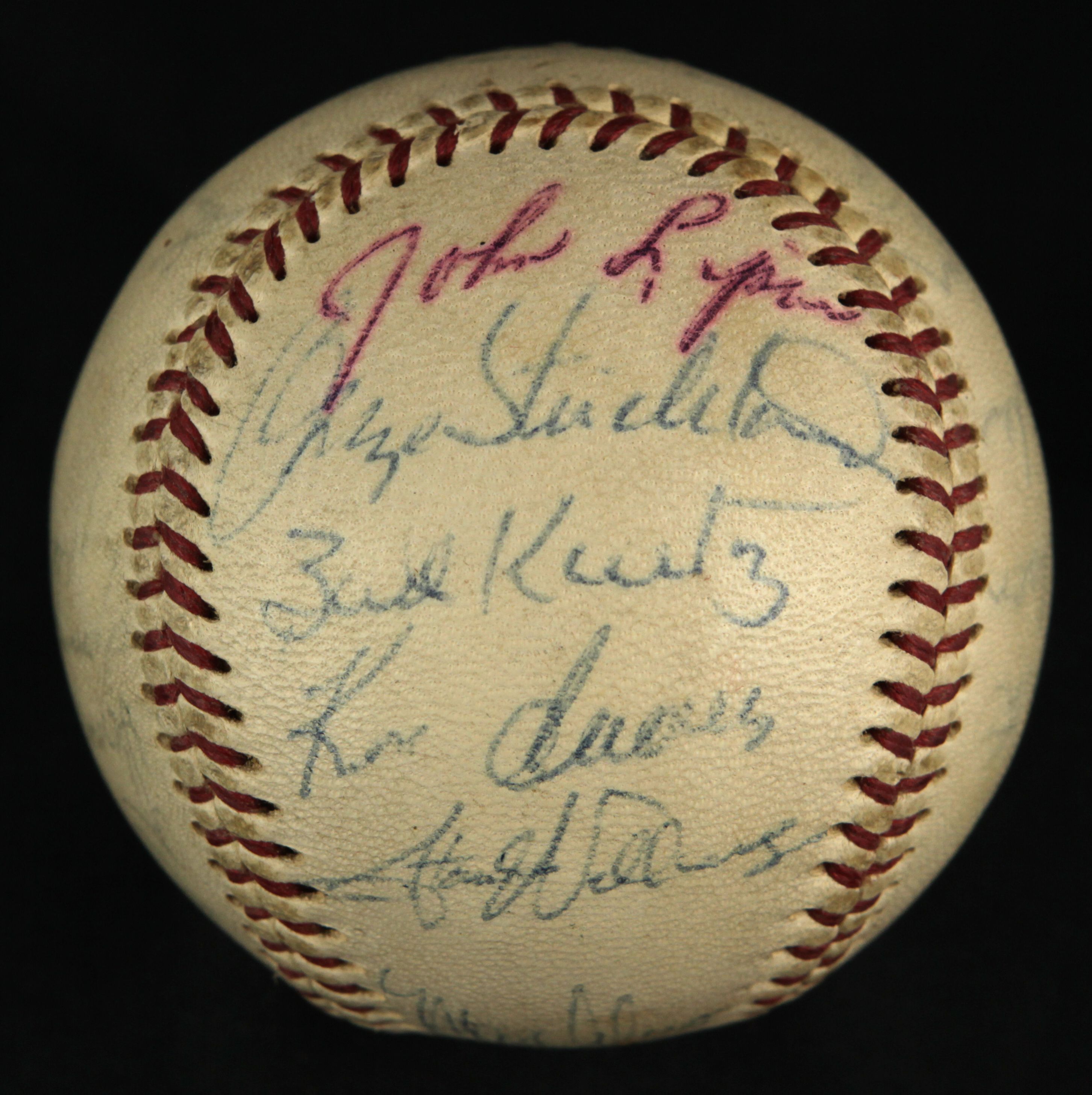 Lot Detail - 1968 Cleveland Indians Team SIgned OAL (Cronin) Baseball w ...