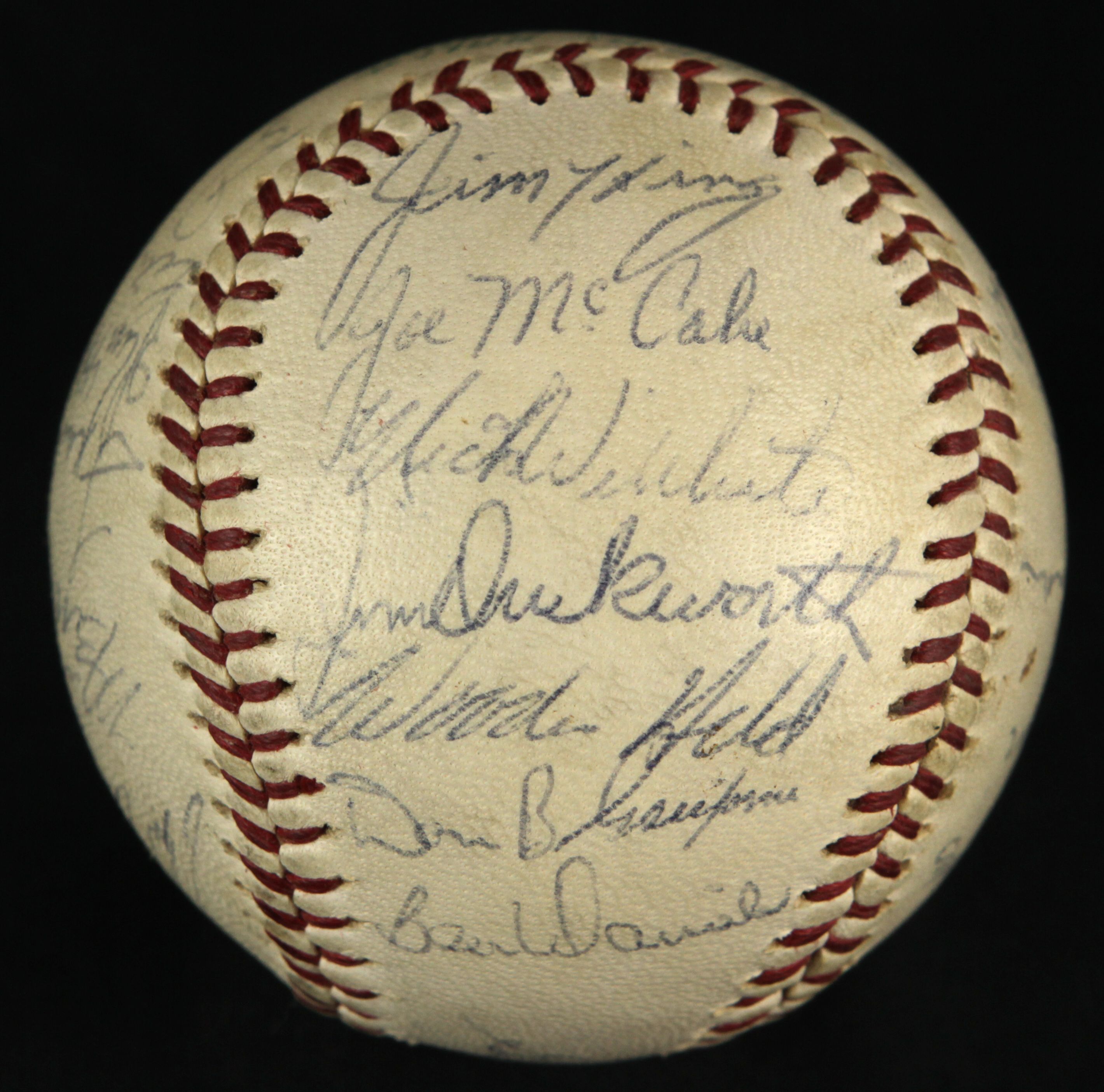 Lot Detail - 1965 Washington Senators Team Signed OAL (Cronin) Baseball ...